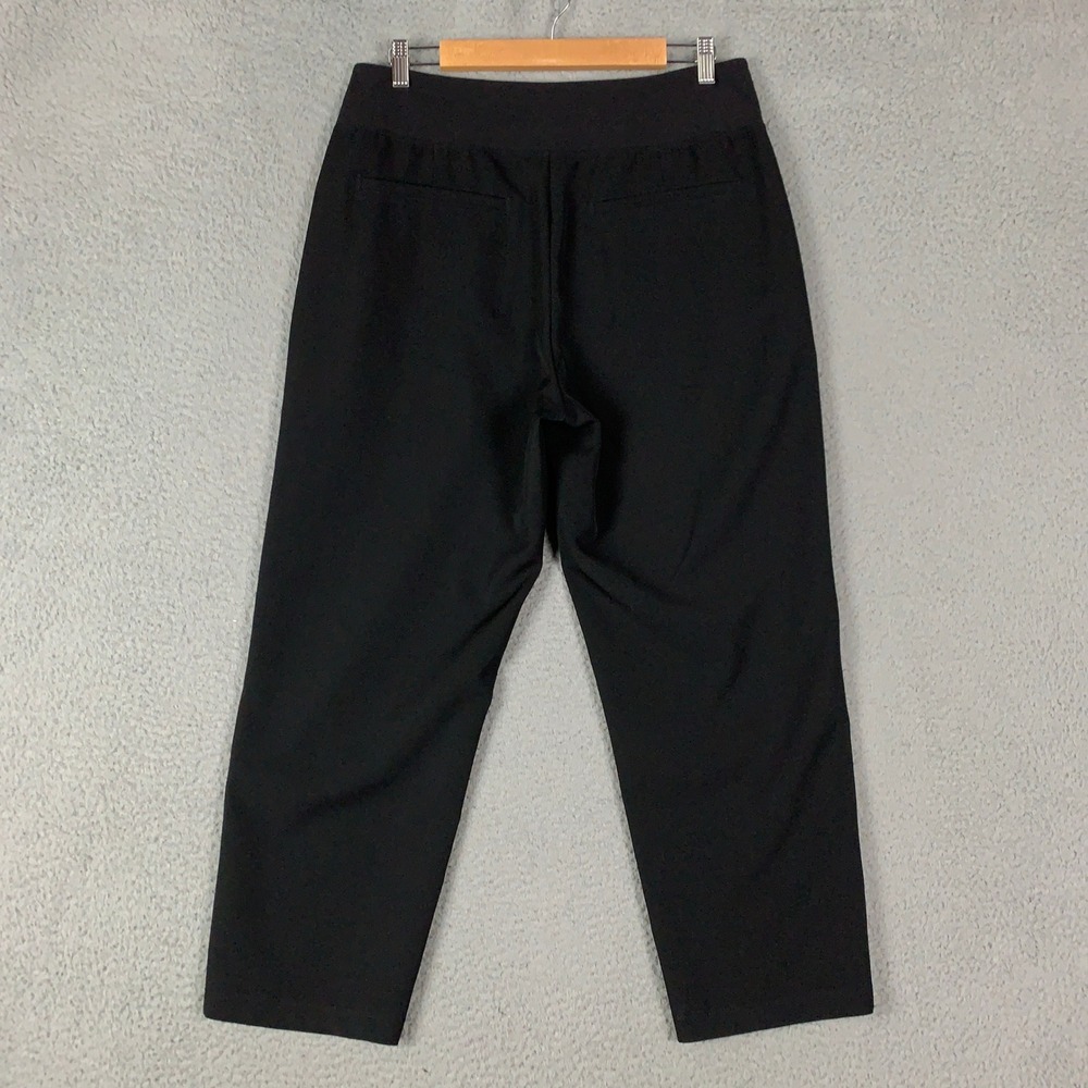 Athleta Endless Pant Womens 10 Black High Rise Commuter Stretch Straight Trouser